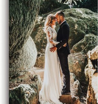 Personalized Custom Canvas Prints: Photo On Canvas (Framed 11X14) Transform Your Photos into Stunning Framed Wall Art Digitally Printed Photo To Canvas Ideal for Home Decor Gifts Keepsakes